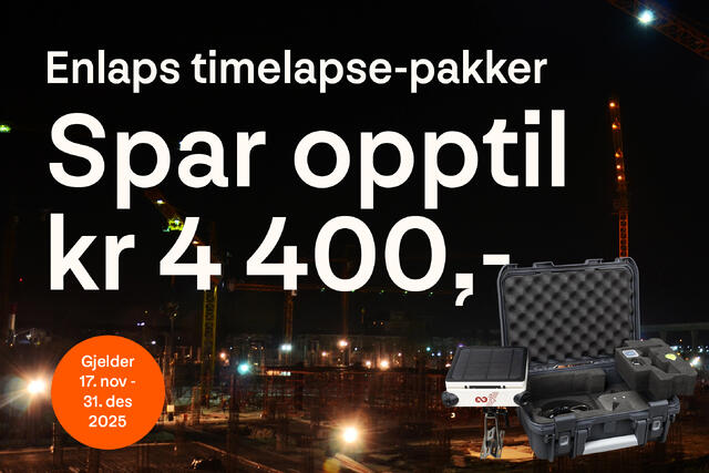Timelapspakker på tilbud